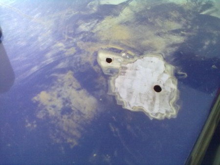 Odstranění křídla a odstranění rzi